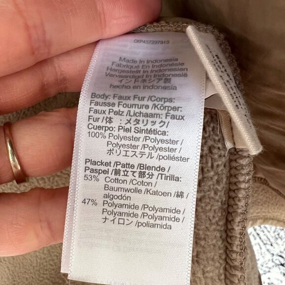 Madewell x Rentrayage NWT Upcycle Field jacket, Olive/tan, Size S - Picture 15 of 15